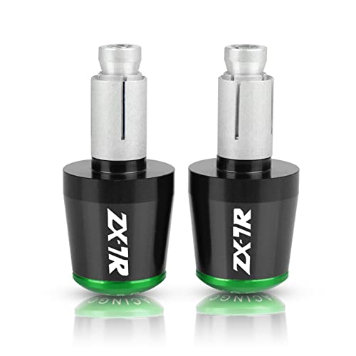 AOEO Lenkergewichte Motorrad Für Kawasaki ZX-7R ZX7R ZX7RR 1989–2003 2002 2001 2000 1999 1998 Motorrad 7/8 Zoll 22 mm Lenkergriffe Lenkerendkappe (Farbe : B) von AOEO
