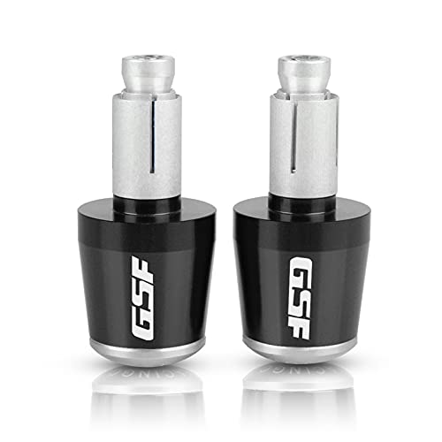 Lenkergewichte Motorrad Für S┐UZUKI Bandit GSF 1250S 1250 1200 250 400 650 GSX650F Motorrad Lenkerende Moto Grip Ends Plus Cap (Farbe : H) von AOEO