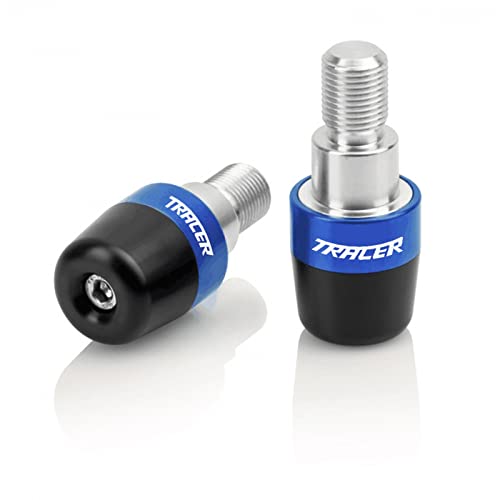AOEO Lenkergewichte Motorrad Für Yamaha MT-07 / FZ-07 MT-09 / FZ-09 Tracer 7/8 '' 22mm Motorradlenkergriffe Gummilenkergriffende (Farbe : Blue, Size : B) von AOEO