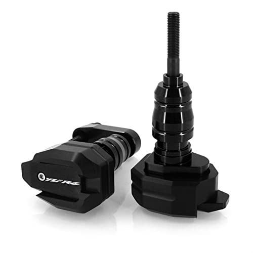 AOEO Sturzpads Motorrad Für Yamaha YZF R6 2006 2007 2008 2009 2010 2011 2012 2013 2014 2015 2016 Motorrad Sturzpad Verkleidung Guard Crash Pad Protector (Farbe : Black) von AOEO