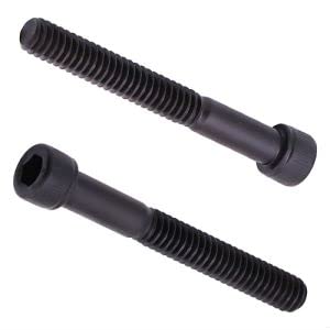 5/16-18 x 3-1/2 Zoll (8 Stück) Innensechskantschrauben, schwarzes Oxid-Finish, 12,9 Stahllegierung, Grobgewinde UNC, ASME/ANSI B18.3-1 von AOESIN
