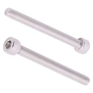 M10-1,5 x 70 mm (8 Stück) Innensechskantschrauben, 304 Edelstahl 18/8, Vollgewinde, Grobgewinde, DIN912 von AOESIN