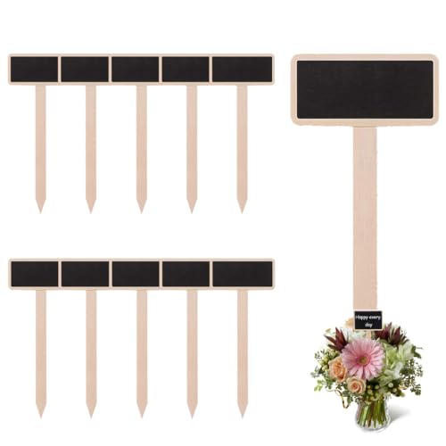AOEVUIR 10 Pcs Pflanzenstecker Holz Schilder Stecketiketten Tafel mit Markierungsstift Holzschilder Pflanzenetiketten Gartenpflanzenanhänger für Topfsamen Kräuter Blumen Gemüse AOEVUIR 10 Pcs Pflanzenstecker Holz Schilder Stecketiketten Tafel mit Markierungsstift Holzschilder Pflanzenetiketten Gartenpflanzenanhänger für Topfsamen Kräuter Blumen Gemüse von AOEVUIR