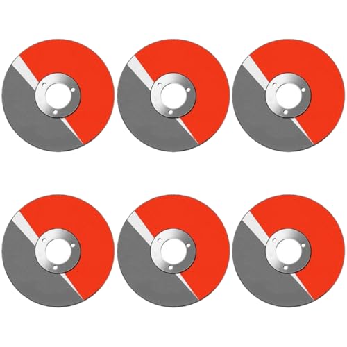 AOEVUIR 6 Pcs Schnitt Aus Rädern 64mm x 1.2mm x 10mm Dünne Metall Edelstahl Schnell Saubere Trennscheibe Schleifscheiben Metall Schleifräder für Winkelschleifer von AOEVUIR
