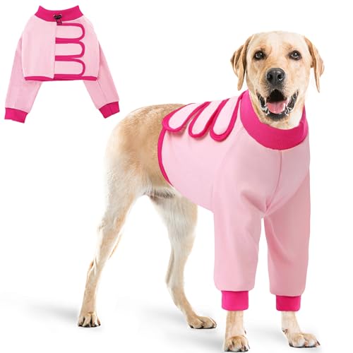 AOFITEE Hundebody Nach Op Hündin, Hundebody Nach Kastration Rüde Wundschutzanzüge für Große Hunde mit Beinen, Verstellbare Op Body Hund Anti-Wundlecken Ellenbogenbandage Hund Vorderbein AOFITEE Hundebody Nach Op Hündin, Hundebody Nach Kastration Rüde Wundschutzanzüge für Große Hunde mit Beinen, Verstellbare Op Body Hund Anti-Wundlecken Ellenbogenbandage Hund Vorderbein von AOFITEE