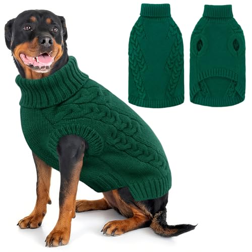 AOFITEE Hundepullover, Hundepullover für extra große Hunde, männlich und weiblich, Thanksgiving-Hundepullover, Kintwear, warmer Rollkragen, solide Winterkleidung für Pitbull, Labrador, Labrador AOFITEE Hundepullover, Hundepullover für extra große Hunde, männlich und weiblich, Thanksgiving-Hundepullover, Kintwear, warmer Rollkragen, solide Winterkleidung für Pitbull, Labrador, Labrador von AOFITEE