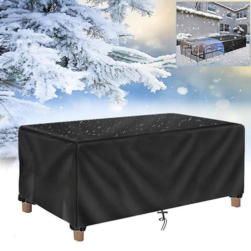 Wasserdichte Gartenmöbel-Abdeckung 165x115x75cm/L x B x H Abdeckungen Für Gartenmöbel Stuhl,Schutzhülle Gartenmöbel,Oxford Gewebe für Gartentische Terrassenmöbel Outdoor-Tisch Winterfest Schutzhülle von AOFOAE