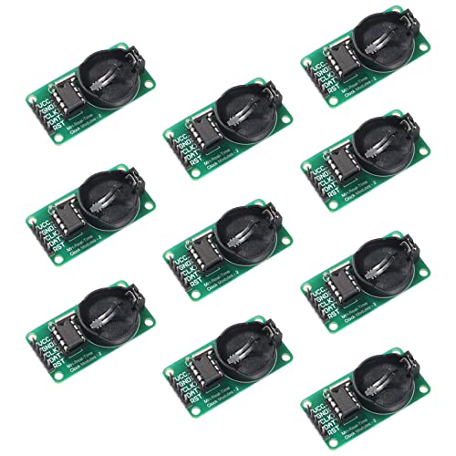 AOICRIE 10 x DS1302 Serial Real Time Clock RTC Echtzeituhr Clock Modul kompatibel mit for Arduino und for Raspberry PI (10 PCS) von AOICRIE