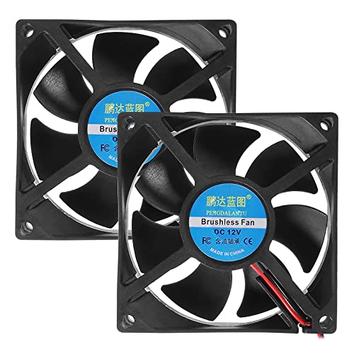 AOICRIE 2 Stück Lüfter 230V 14W 80x80x25mm 29m³/h 29dBA 12V AOICRIE 2 Stück Lüfter 230V 14W 80x80x25mm 29m³/h 29dBA 12V von AOICRIE