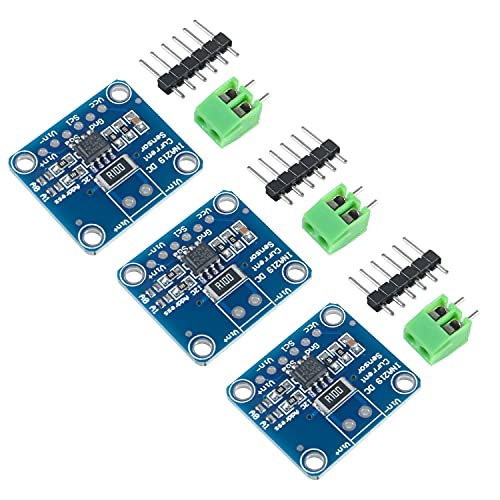 AOICRIE 3 Stück CJMCU-219 INA219 I2C Schnittstelle Bidirektionaler Gleichstrom Strom/Leistungsüberwachung Sensormodul für Arduino Raspberry Pi (3 Stück) von AOICRIE