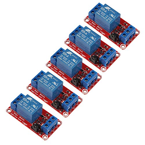 AOICRIE 5 x DC 12 V 1 Kanal Relais-Modul-Platine mit Optokoppler-Isolation, unterstützt Hoch- oder Niedrigstufe, kompatible Entwicklungsplatine Trigger AOICRIE 5 x DC 12 V 1 Kanal Relais-Modul-Platine mit Optokoppler-Isolation, unterstützt Hoch- oder Niedrigstufe, kompatible Entwicklungsplatine Trigger von AOICRIE