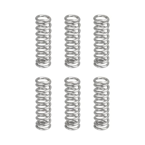 10 Druckfedern, Spiralfedern, 1 mm Drahtdurchmesser x 15 mm Außendurchmesser x 80 mm Länge. Zugfeder aus Edelstahl 304. Kugelschreiber-Druckfeder (0,3 mm x 2 mm x 20 mm).(1 * 16 * 30) von AOICXB