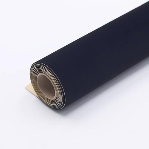 AOICXB Klebefilz, selbstklebender Stoff mit Samtrücken 100x148cm mehrfarbig (rot)(Black) von AOICXB