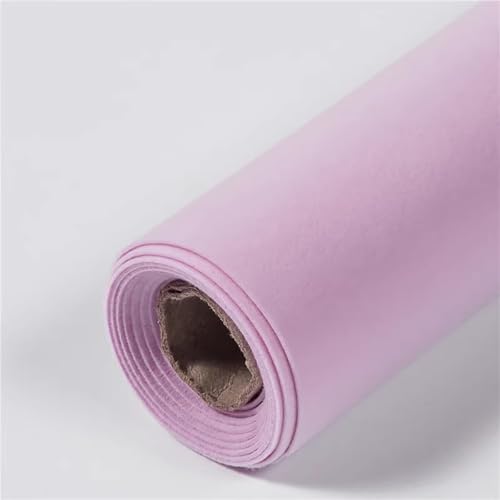 AOICXB Klebefilz, selbstklebender Stoff mit Samtrücken 100x148cm mehrfarbig (rot)(Pink) von AOICXB