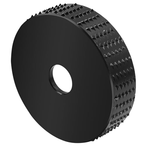 Winkelschleifer-Schnitzscheibe, Zubehör for Winkelschleifer zur Holzbearbeitung, for Schneiden, Formen, Schnitzen, Schleifen und Polieren von Holz (schwarz)(Silver) von AOICXB