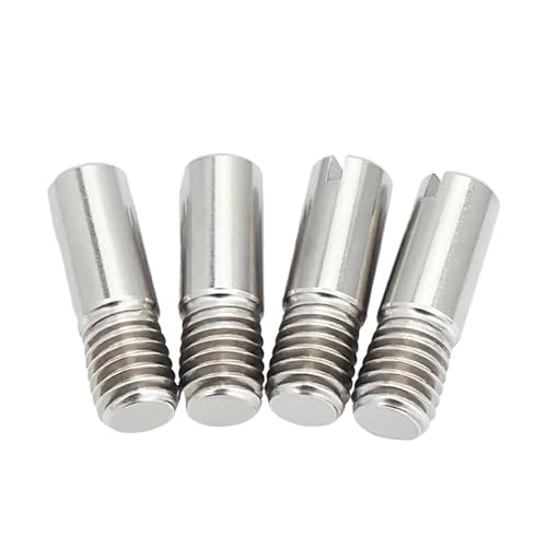1/2/3/5 Stück M5 M6 M8 M10 304 Edelstahl Außengewinde Zylindrische Fixposition Wellenrollen-Passstift(M6-3pcs,30mm) von AOIMBNQC