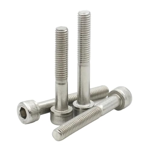 1/2/5 stücke M6 M8 M10 M12 304 Edelstahl Allen Innensechskantschraube Kopf Halbgewinde(120mm,M10 x 1Pcs) von AOIMBNQC