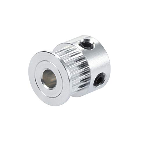 1 Stück 3D-Drucker 2GT 20 Zähne 20T offene Zahnriemenscheibe, Bohrung 5 mm, for Synchronriemen mit einer Breite von 6 mm/9 mm/10 mm/12 mm(For Width 6mm) von AOIMBNQC