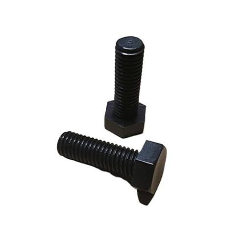 10/20/30/50 Stück M3 M4 M5 M6 M8 M10 Nylon-Sechskantschrauben, schwarz(M5x50 30pcs) von AOIMBNQC