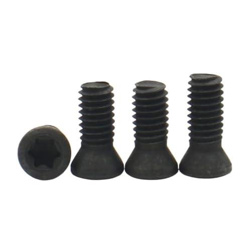 10 STÜCKE M1.6 M1.8 M2 M2.2 M2.5 M3 M3.5 M4 M5 M6 Schwarz Carbon CNC-Einsatz Torx-Schraube for Ersetzen von Hartmetalleinsätzen CNC-Drehwerkzeughalter(M3.5x10) von AOIMBNQC