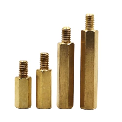 10 stücke M2.5 Solide Kupfer Messing Hexagon Standoff Hex Säule Männlich-Weibliche Spacer for PCB Board Motherboard(9mm) von AOIMBNQC