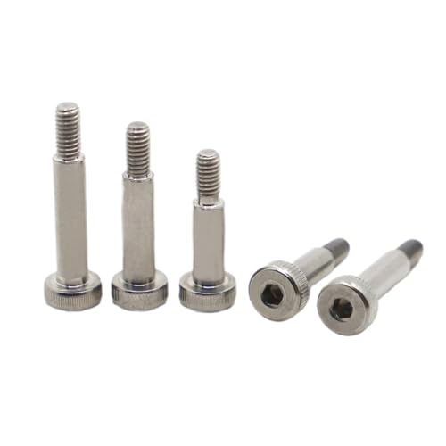 1PC M8 M10 M12 A2 304 Edelstahl Allen Hex Innensechskant Kappe Kopf Schulter Rollenlager Zeug Schrauben Bolzen(16mm,12-M10 1pc) von AOIMBNQC