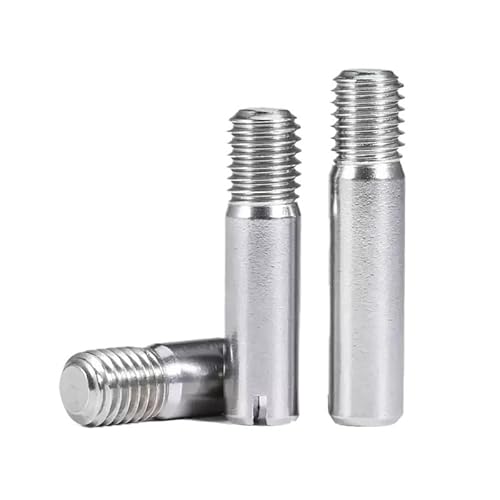 2/3 stücke M2 .5 M3 M4 304 Edelstahl Ein-wort Nut Außengewinde Schlitzstift Schraube(M4-2pcs,12mm) von AOIMBNQC
