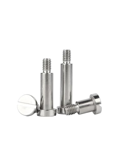 2/5 Stück M2 .5 M3 M4 304 Edelstahl Schlitzstopfen Positionierte Wellenschulter Stufenschraube Stopfen Begrenzungsschraube Lagerschraube GB830(D3x3xM2-5pcs) von AOIMBNQC