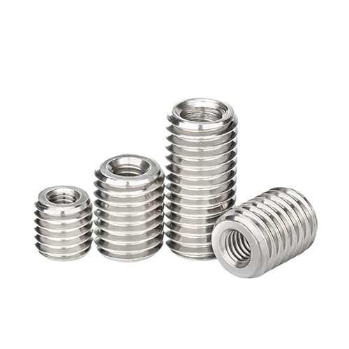 2 stücke M2 M2.5 M3 M4 304 Edelstahl Mutter Anschluss Interne Und Externe Zahn Umwandlung Mutter Gewinde Schutz Hülse(20mm,M4xM6-2pcs) von AOIMBNQC