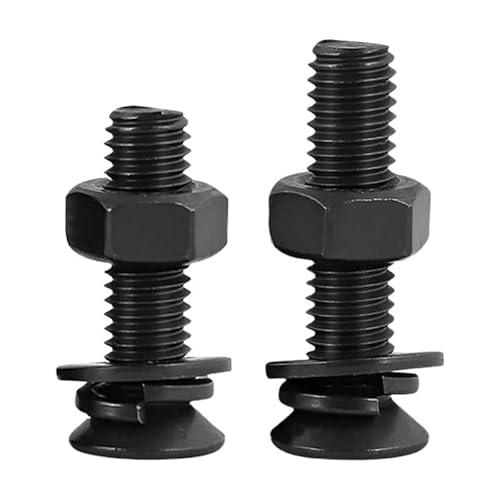 20/30 STÜCKE M2 M2.5 M3 Innensechskant-Flachkopfschraube mit Unterlegscheiben 12.9 Grade Legierter Stahl Schrauben und Muttern(22mm,M2 30sets) von AOIMBNQC
