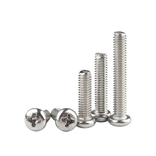20/50 Stück M2.5 M3 Kreuzschlitz-Flachkopfschrauben aus Edelstahl 304 DIN7985(7mm,M3.0 (20pcs)) von AOIMBNQC