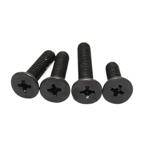 20/50 Stück M4 M5 M6 Ultradünne flache Waferkopfschraube aus Kohlenstoffstahl CM(12mm,M6xdk12(20pcs)) von AOIMBNQC