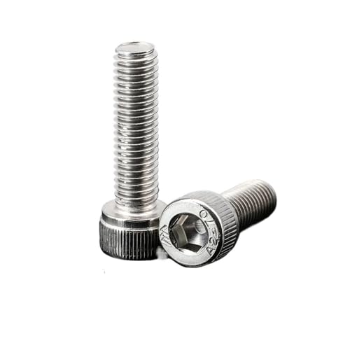 50 STÜCKE M1.4 M1.6 M2 M2.5 Innensechskantschraube Edelstahl Inbusschraube DIN912 Schraube Mit Schlüssel(M1.4 50pcs,8mm) von AOIMBNQC