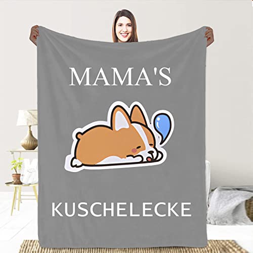 AOKILE Kuscheldecke Flauschige Personalisierte Geschenke Faultier Decke An Meine Mama,Super Weiche Flanelldecke Wohndecke,Geschenke für Mama zum Geburtstag Muttertag Mama Geschenk von AOKILE