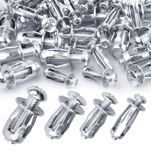 AOKLIT 40 Stück Blütenblattmuttern Expansionsschraube Muttern M4 M5 M6 M8 Blütenblattförmige Metallmutter mit Schraubmontage für Hohlwand Gipskartonplatte Eisen AOKLIT 40 Stück Blütenblattmuttern Expansionsschraube Muttern M4 M5 M6 M8 Blütenblattförmige Metallmutter mit Schraubmontage für Hohlwand Gipskartonplatte Eisen von AOKLIT