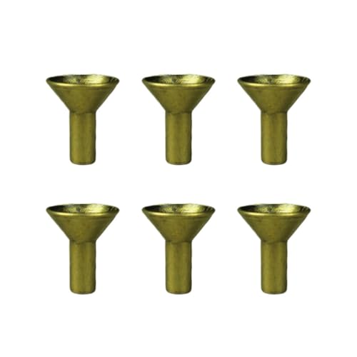 AOKWAWALIY 6 Stück Metallständer Holz Räucherstäbchenhalter Räucherkegel Rückfluss Rack Räucherkegel Tablett Rückfluss Räucherkegel Halter Wasserfall Räucherstäbchen Rack Schmuck Zubehör Metall von AOKWAWALIY