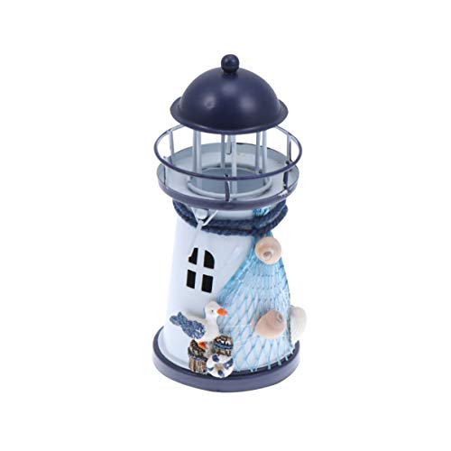 AOKWAWALIY Leuchtturm-Modell Leuchtturmstatue Aus Metall Dekoration Für Zu Hause Nautische Tischdeko Leuchtturm Dekorationen Marine-kerzenhalter Metallklammern Kleine Kerze Eisenblech Strand AOKWAWALIY Leuchtturm-Modell Leuchtturmstatue Aus Metall Dekoration Für Zu Hause Nautische Tischdeko Leuchtturm Dekorationen Marine-kerzenhalter Metallklammern Kleine Kerze Eisenblech Strand von AOKWAWALIY