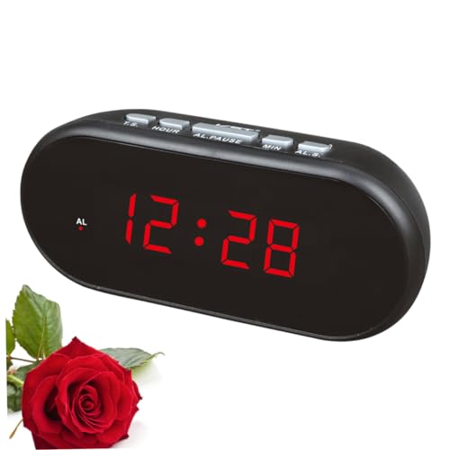 AOKWAWALIY Tischuhr Plug-in-Wecker Spiegel Wecker LCD-Display Uhr Digitaluhr Digitale Wecker Schulwecker LED-Wecker Uhren multifunktionaler Wecker geführte Uhr Wecker geführt scheinen Wanduhr von AOKWAWALIY