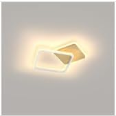 AOLED LED Deckenleuchte，Deckenlampe dimmbar 48W wohnzimmer deckenlampe 3000K 50cm Deckenlampe holz Deckenleuchte schlafzimmer Eckig Deckenbeleuchtung deckenleuchte flur von AOLED