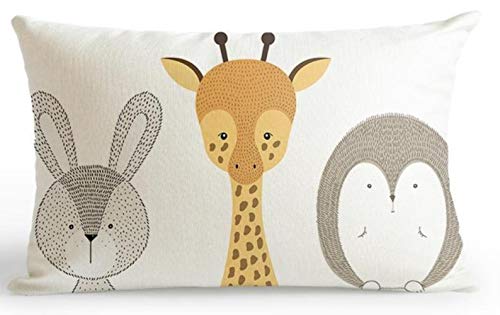 AOM Niedliche Kawaii Entzückendes Kaninchen Kissen Haustier Bär Stachelschwein Giraffe Fuchs Löwe Cartoon Tier Dekorative Kissen Für Zuhause Bett, A7,45x45cm AOM Niedliche Kawaii Entzückendes Kaninchen Kissen Haustier Bär Stachelschwein Giraffe Fuchs Löwe Cartoon Tier Dekorative Kissen Für Zuhause Bett, A7,45x45cm von AOM