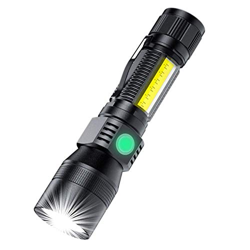 AOMEES UV Taschenlampe Zoombar 395nm Schwarzlicht Taschenlampe Extrem Hell Wiederaufladbar Schwarzlichtlampe IPX4 Wasserdicht Mini Taschenlampe Aufladbar Akku mit 7 Modi 1pcs von AOMEES