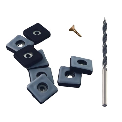 AOMIKITSTU Teflon Möbelgleiter 24 Stück, 25mm Stuhlgleiter, Teppichgleiter Gleiter, Möbelgleiter Außenbereich, Furniture Glides für Stuhlbeine von AOMIKITSTU