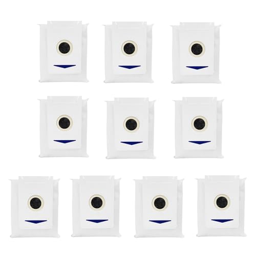 10 Stück Staubbeutel für Ecovacs Deebot T30 Pro Omni, 3L Großer Kapazität Antibakteriell Staubsaugerbeutel für T30 Omni, Ersatzteile für Staubsauger 10PCS Staubbeutel von AOMUWKE