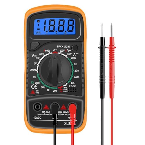 Digital Multimeter 2000 Zähler Voltmeter Mit LCD, Voltmeter Batterietester Spannungsprüfer, Manuell Range, Misst Strom AC DC Spannung Widerstand Durchgang Dioden Digital Multimeter 2000 Zähler Voltmeter Mit LCD, Voltmeter Batterietester Spannungsprüfer, Manuell Range, Misst Strom AC DC Spannung Widerstand Durchgang Dioden von AOMiGT