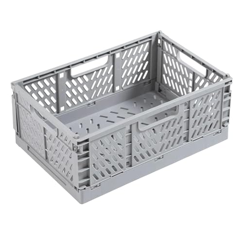 AONAT Faltbarer Aufbewahrungskorb,Stabile Profi-Klappbox,Stapelbare Aufbewahrungs Klappbox,42.5 x 28.5 x 16.5cm für Küche/Kinderzimmer/Büro von AONAT