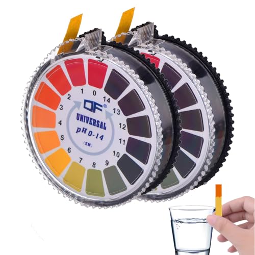 2 Rollen Ph Teststreifen,0–14 Ph Wert Teststreifen,16,4 Zoll/Rolle,SäUre Und Lauge Ph Streifen,Ph Teststreifen Scheide KöNnen FüR Trinkwassertests Und Experimentelle Tests Verwendet Werden Usw von AONAYO