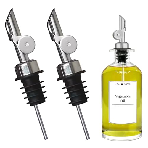 2 Stück ausgießer,öl ausgießer,ausgießer für ölflaschen,flaschenausgießer,ausgießer spirituosen,Edelstahl Multifunktions Olivenöl Ausgießer,ausgiesser fuer essig und oel,für Cafés, Küche,Outdoor Grill 2 Stück ausgießer,öl ausgießer,ausgießer für ölflaschen,flaschenausgießer,ausgießer spirituosen,Edelstahl Multifunktions Olivenöl Ausgießer,ausgiesser fuer essig und oel,für Cafés, Küche,Outdoor Grill von AONAYO