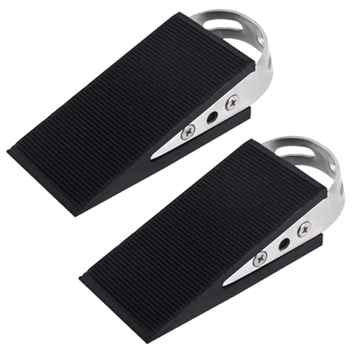 2er-Pack Gummi TüRkeil,Doppelseitig TüRkeile Rutschfest Gummi,TüRstopper Keil Mit Edelstahlgriff,TüRstopper Boden.Geeignet FüR Zuhause,BüRo,Hotel,TüRkeil 2er-Pack Gummi TüRkeil,Doppelseitig TüRkeile Rutschfest Gummi,TüRstopper Keil Mit Edelstahlgriff,TüRstopper Boden.Geeignet FüR Zuhause,BüRo,Hotel,TüRkeil von AONAYO