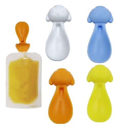 4 Farben Silikonlöffel Baby,Quetschi Aufsatz,Quetschie Löffel,Babylöffel Silikon,Squeeze Feeder Spoons,Quetschie Babylöffel,Für Lebensmittel, Squeeze Silikonlöffel Quetschieaufsätze, Mehrfarbig 4 Farben Silikonlöffel Baby,Quetschi Aufsatz,Quetschie Löffel,Babylöffel Silikon,Squeeze Feeder Spoons,Quetschie Babylöffel,Für Lebensmittel, Squeeze Silikonlöffel Quetschieaufsätze, Mehrfarbig von AONAYO