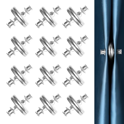 AONAYO 12 Paare Vorhang Magnete,Magnet Vorhang Gurte,Duschvorhang Magnet,Magnetverschlussgewicht Gardinenhalter,Rostfrei Magnete FüR VorhäNge,Magnetisch Geeignet FüR Schlafzimmer,Wohnzimmer,Esszimmer AONAYO 12 Paare Vorhang Magnete,Magnet Vorhang Gurte,Duschvorhang Magnet,Magnetverschlussgewicht Gardinenhalter,Rostfrei Magnete FüR VorhäNge,Magnetisch Geeignet FüR Schlafzimmer,Wohnzimmer,Esszimmer von AONAYO